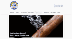 Desktop Screenshot of masterplumbersact.asn.au